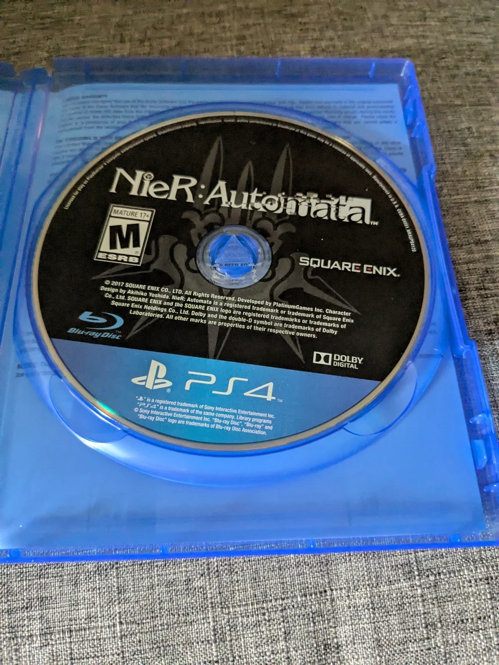 NieR: Automata PS4 Game - Blue Case